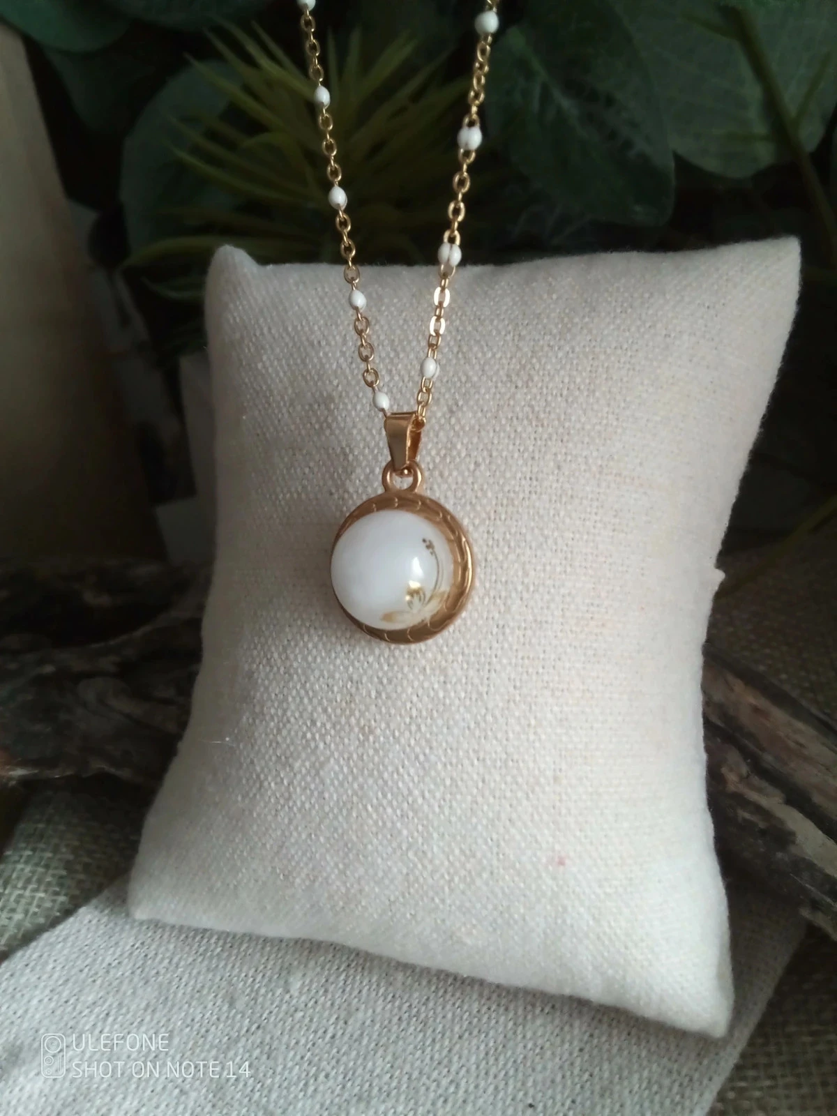 Collier pendentif en pierre de lune naturelle – photo 4